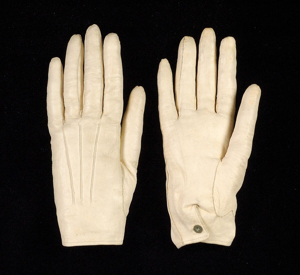 Evening gloves, Leather, French