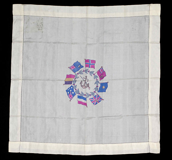 Handkerchief, Silk, American or European 
