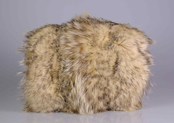 Muff, Fur, silk, American 