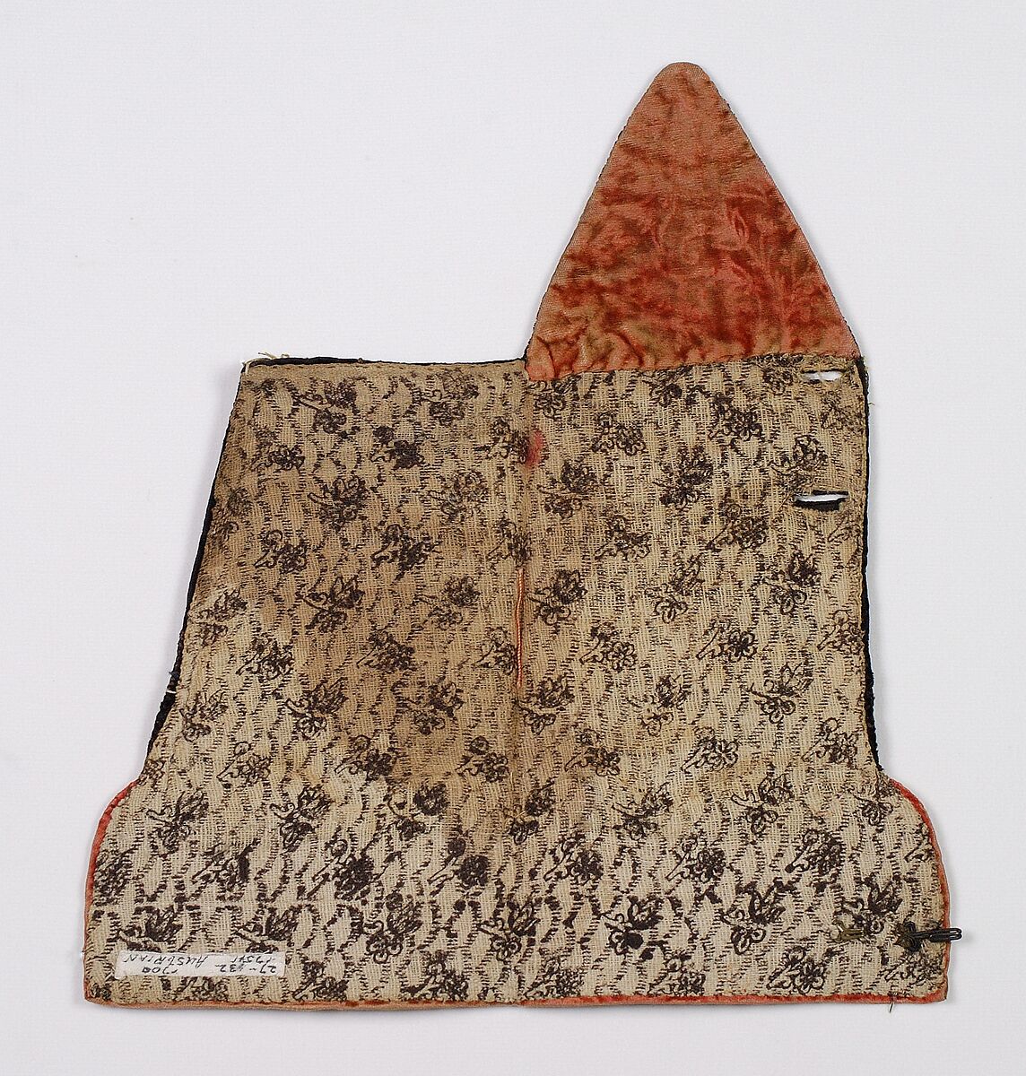 Mitts, Silk, cotton, metallic, British