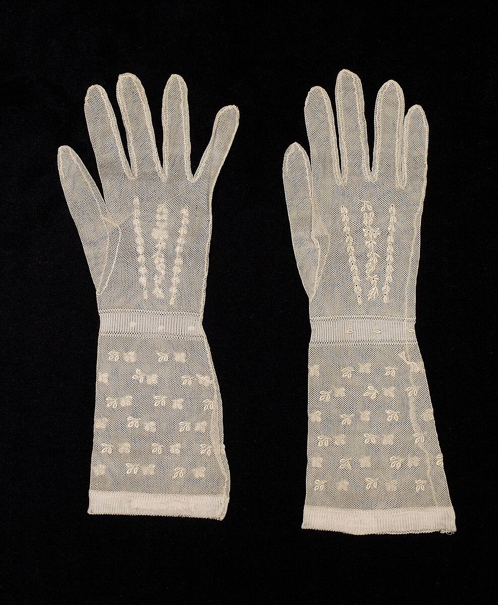 Gloves, Silk, French 