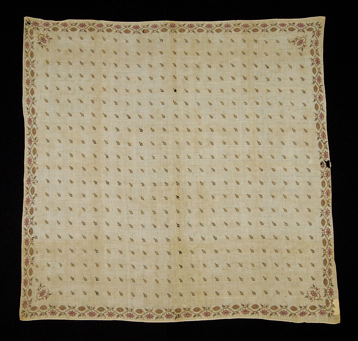 Kerchief, Cotton, probably American 