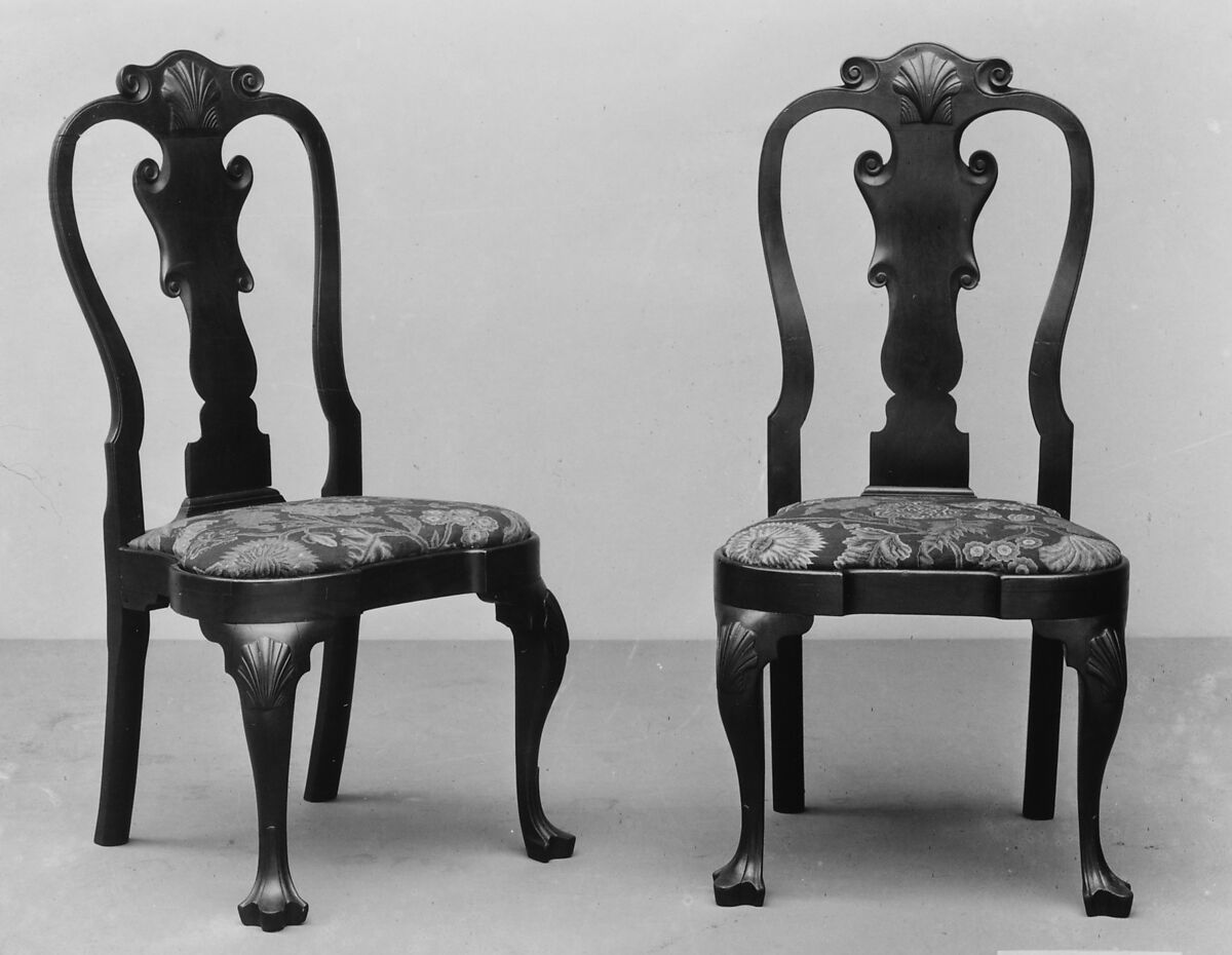 Side Chair, Mahogany, yellow pine, American