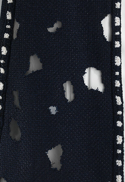 Ensemble, House of Chanel (French, founded 1910), cotton, acrylic, nylon, polyester, leather, metal, French