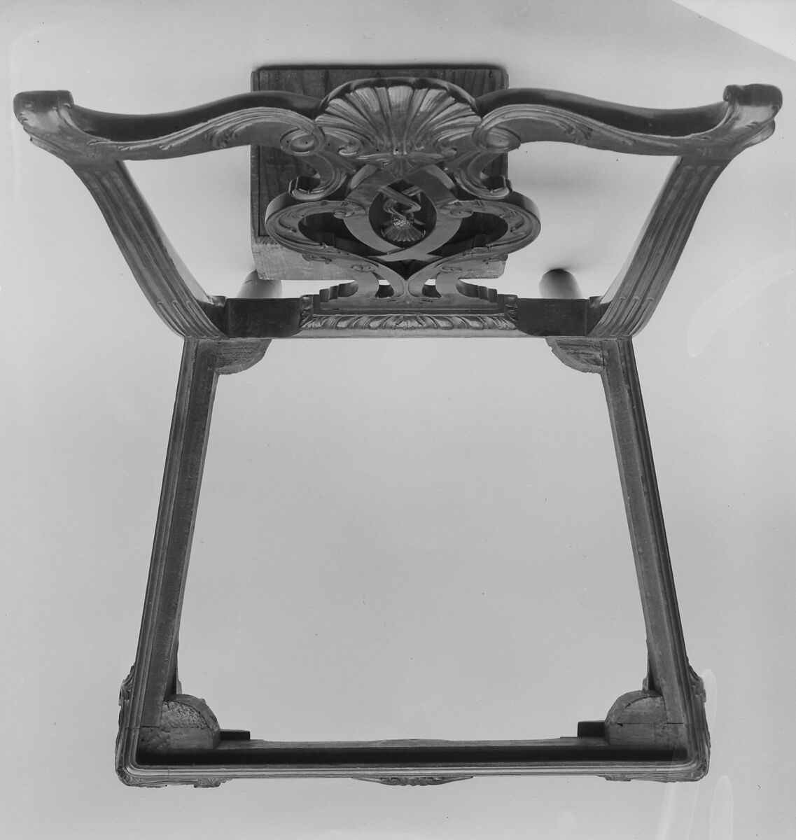 Side chair, Mahogany, white pine, American