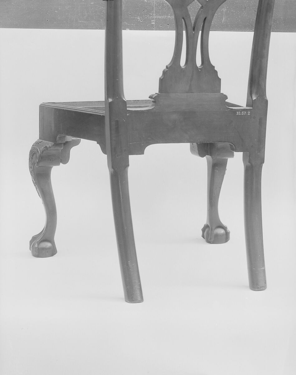 Side chair, Mahogany, white pine, American