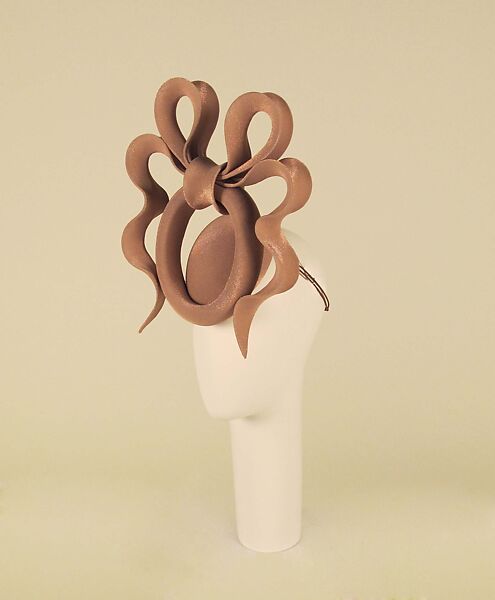 Hat, Philip Treacy (Irish, born 1966), silk, metal, synthetic, British