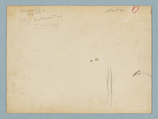 Leaded glass lights for Mr. Willis Vernon Cole, Shore Acres, New York, Louis C. Tiffany (American, New York 1848–1933 New York), Watercolor and graphite on paper mounted on board., American