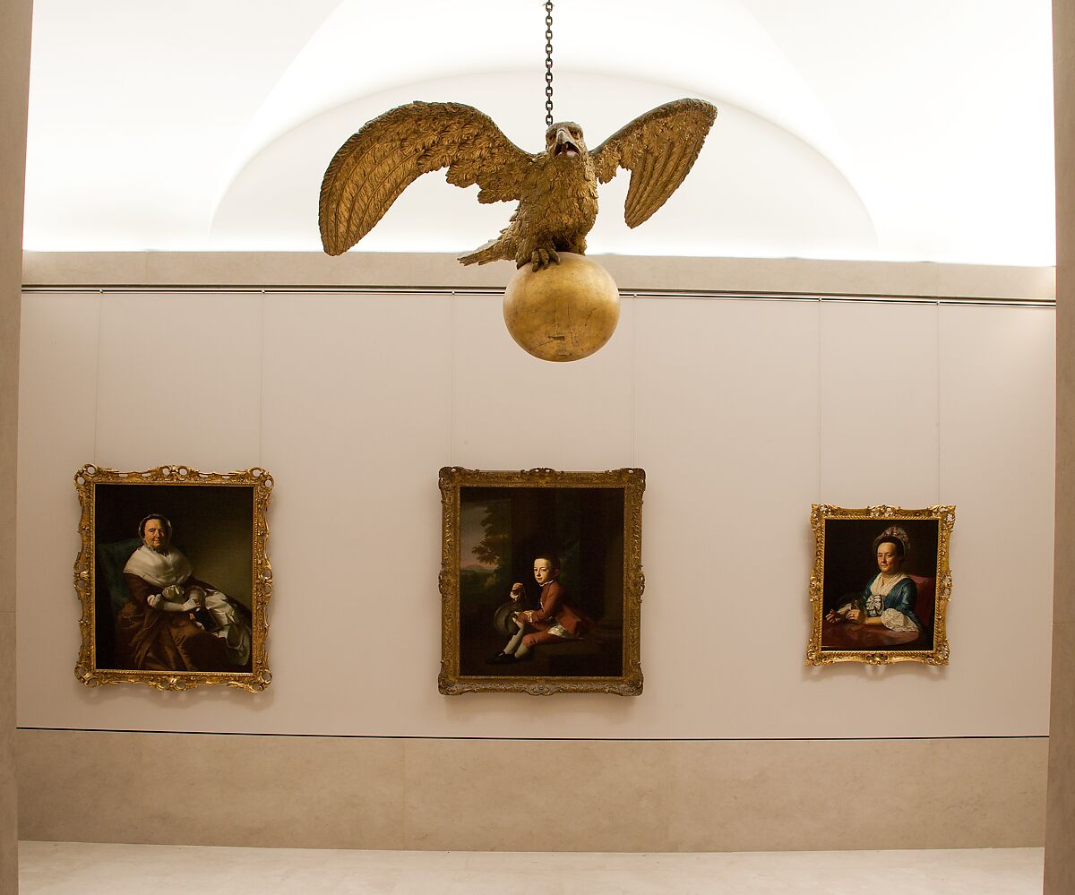 Eagle, William Rush (1756–1833), Carved wood (probably Eastern white pine), gessoed and gilded, and cast iron, painted, American