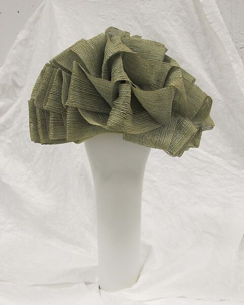 Hat, William J. (American, 1948–1962), silk, American