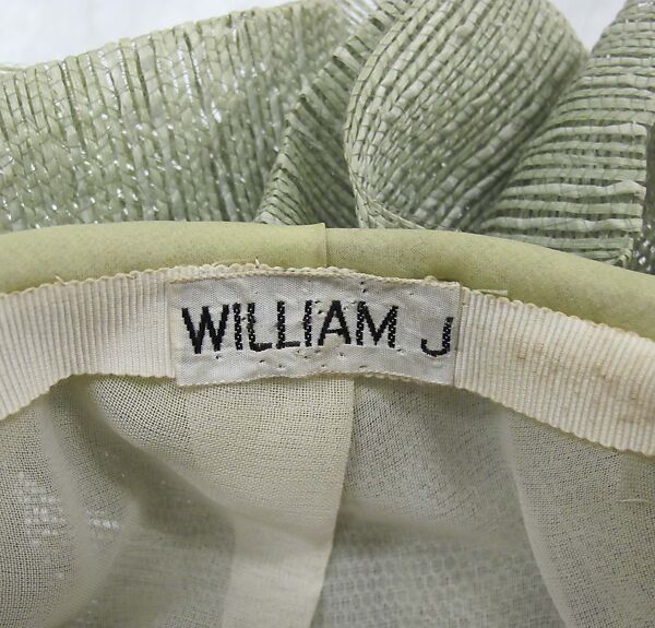 Hat, William J. (American, 1948–1962), silk, American