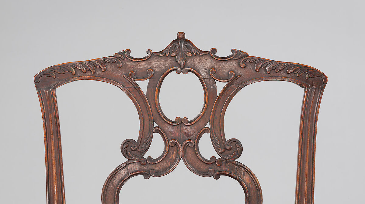 Side chair, Mahogany, maple, white pine; upholstery (modern), American