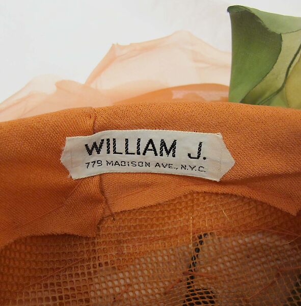 Hat, William J. (American, 1948–1962), synthetic, American