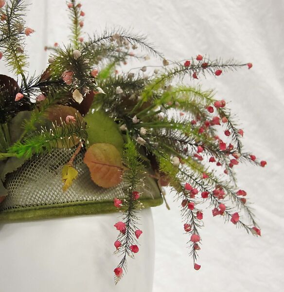 Hat, William J. (American, 1948–1962), (a) synthetic, (b) metal, straw, American