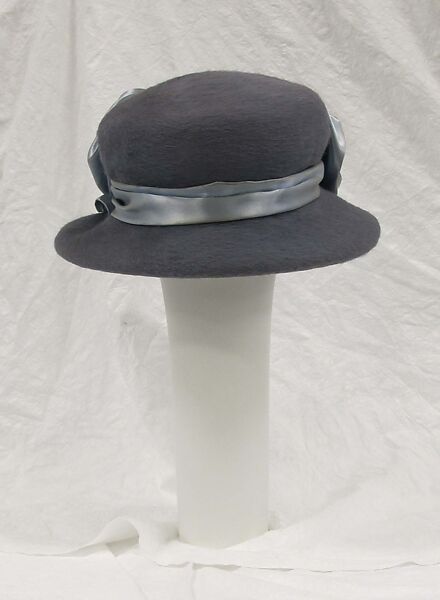 Hat, William J. (American, 1948–1962), synthetic, silk, American