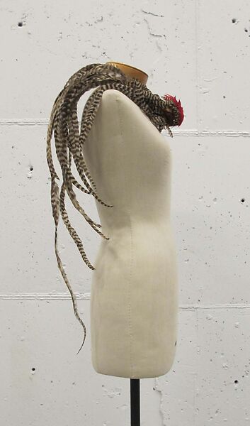 Pin, William J. (American, 1948–1962), feathers, cotton, metal, American