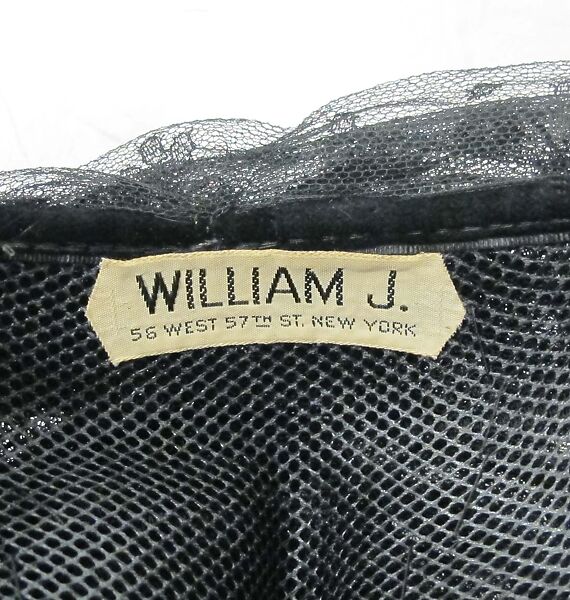 Hat, William J. (American, 1948–1962), synthetic, American