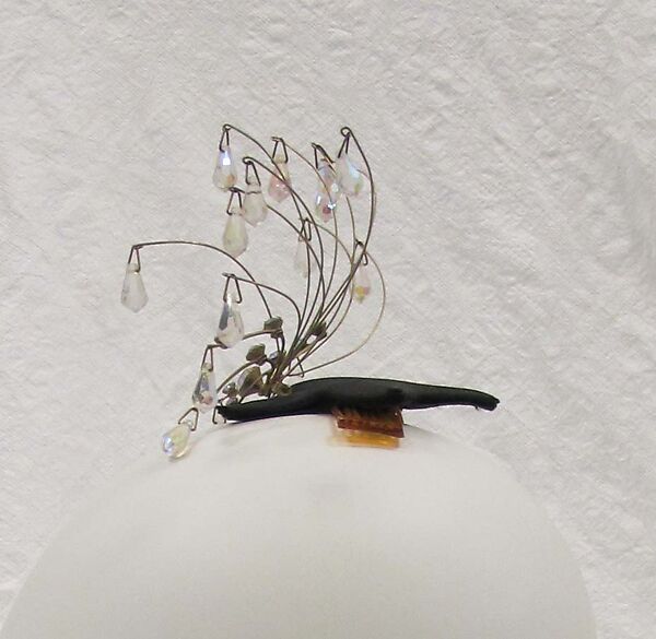 Hat, William J. (American, 1948–1962), metal, silk, plastic, American