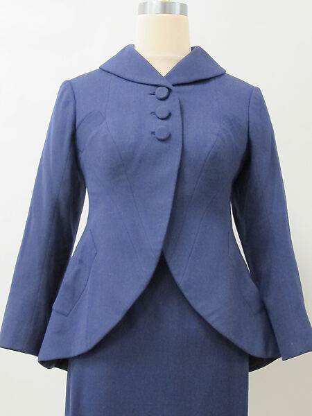 Suit, Charles James (American, born Great Britain, 1906–1978), wool, American