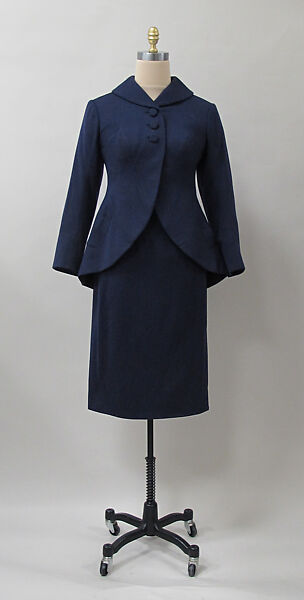 Suit, Charles James (American, born Great Britain, 1906–1978), wool, American 