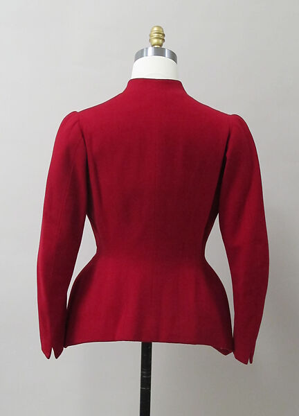 Jacket, Charles James (American, born Great Britain, 1906–1978), wool, American