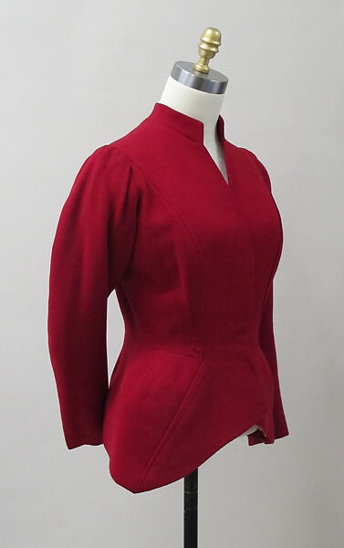 Jacket, Charles James (American, born Great Britain, 1906–1978), wool, American