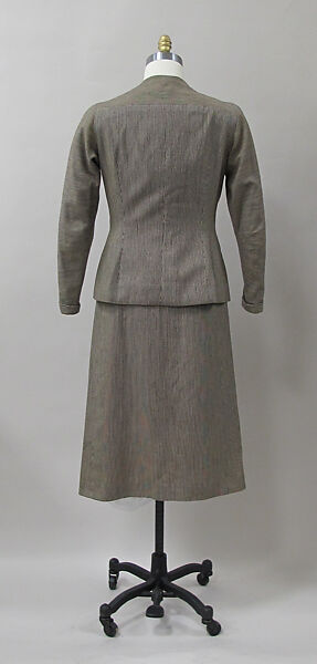 Suit, Charles James (American, born Great Britain, 1906–1978), wool, American