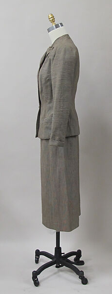 Suit, Charles James (American, born Great Britain, 1906–1978), wool, American