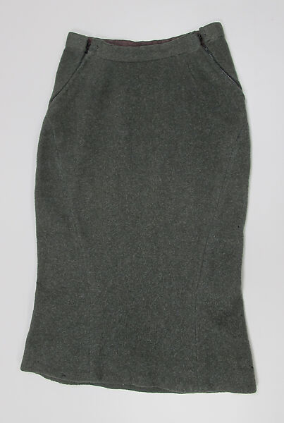 Skirt, Charles James (American, born Great Britain, 1906–1978), wool, American
