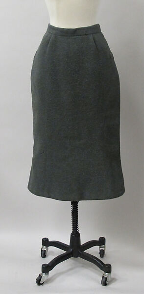 Skirt, Charles James (American, born Great Britain, 1906–1978), wool, American 