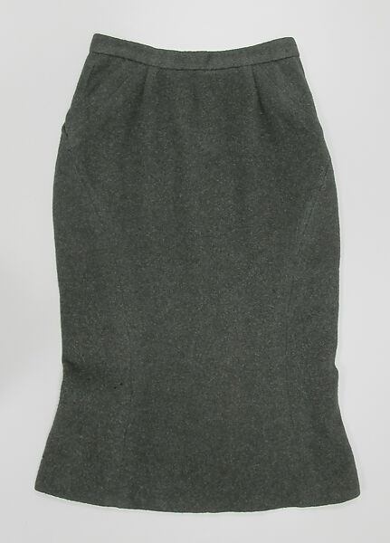 Skirt, Charles James (American, born Great Britain, 1906–1978), wool, American