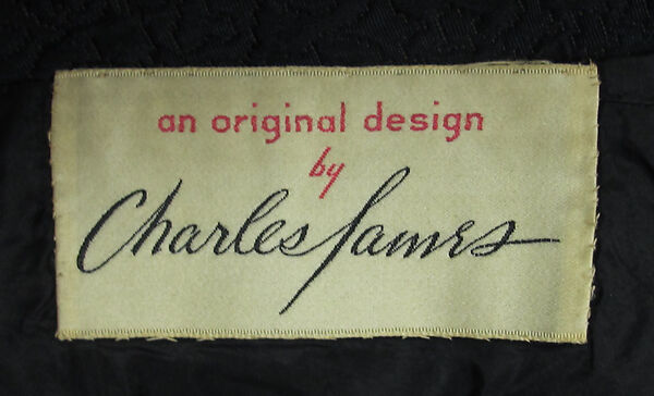 Evening suit, Charles James (American, born Great Britain, 1906–1978), rayon/cotton, American
