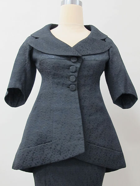 Evening suit, Charles James (American, born Great Britain, 1906–1978), rayon/cotton, American