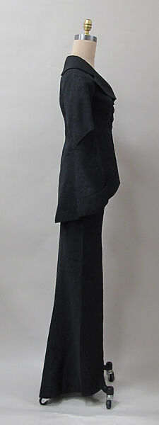 Evening suit, Charles James (American, born Great Britain, 1906–1978), rayon/cotton, American