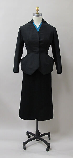 Dinner suit, Charles James (American, born Great Britain, 1906–1978), silk, wool, American 