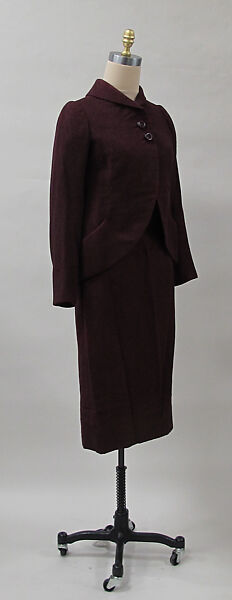 Suit, Charles James (American, born Great Britain, 1906–1978), wool, American