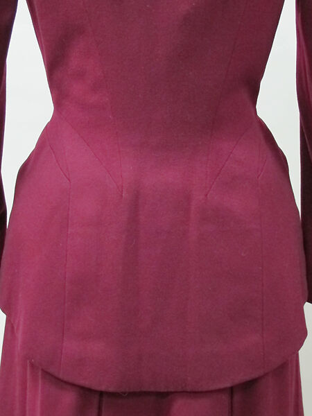 Suit, Charles James (American, born Great Britain, 1906–1978), wool, American