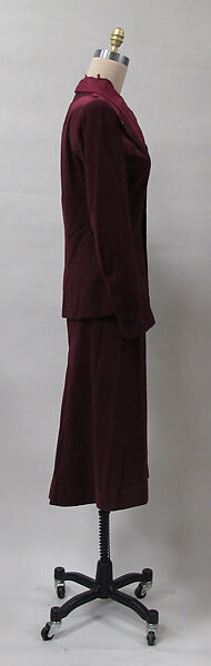 Suit, Charles James (American, born Great Britain, 1906–1978), wool, American