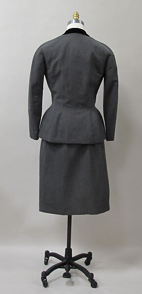Suit, Charles James (American, born Great Britain, 1906–1978), wool, American