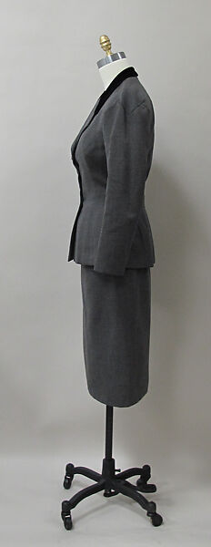Suit, Charles James (American, born Great Britain, 1906–1978), wool, American