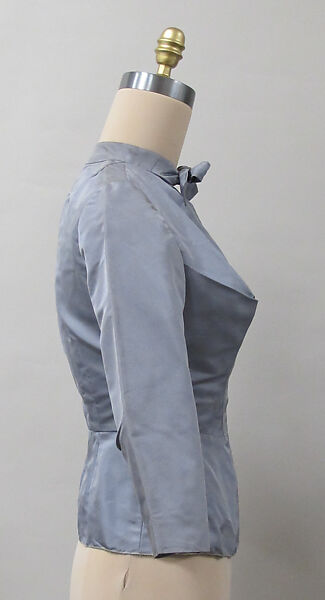 Blouse, Charles James (American, born Great Britain, 1906–1978), silk, American