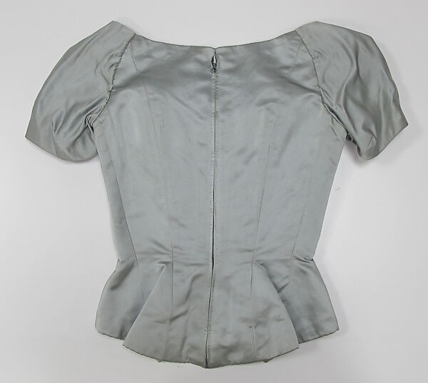 Blouse, Charles James (American, born Great Britain, 1906–1978), silk, American