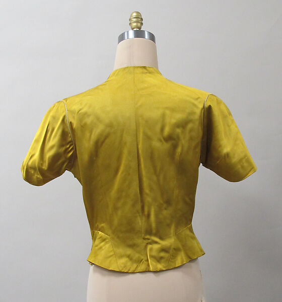 Blouse, Charles James (American, born Great Britain, 1906–1978), silk, American