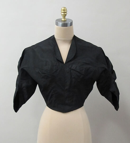 Blouse, Charles James (American, born Great Britain, 1906–1978), silk, American