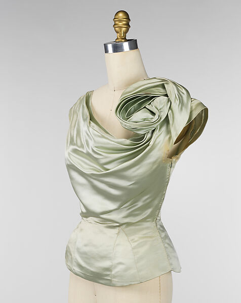 Evening blouse, Charles James (American, born Great Britain, 1906–1978), silk, American