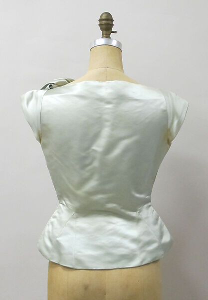 Evening blouse, Charles James (American, born Great Britain, 1906–1978), silk, American