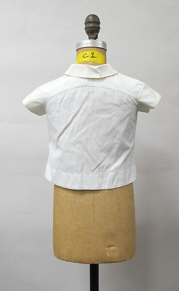 Shirt, Charles James (American, born Great Britain, 1906–1978), cotton, American