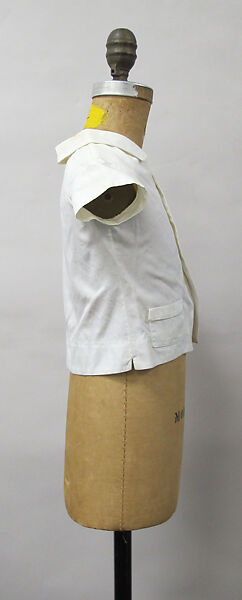 Shirt, Charles James (American, born Great Britain, 1906–1978), cotton, American