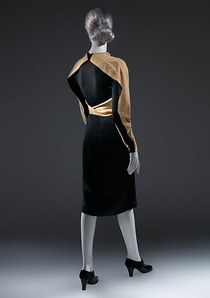 Dress, Charles James (American, born Great Britain, 1906–1978), silk, cotton, American