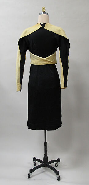 Dress, Charles James (American, born Great Britain, 1906–1978), silk, cotton, American